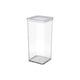 Rotho loft voedselbewaardozen - met witte siliconenafdichtring - 1,5 liter - transparant