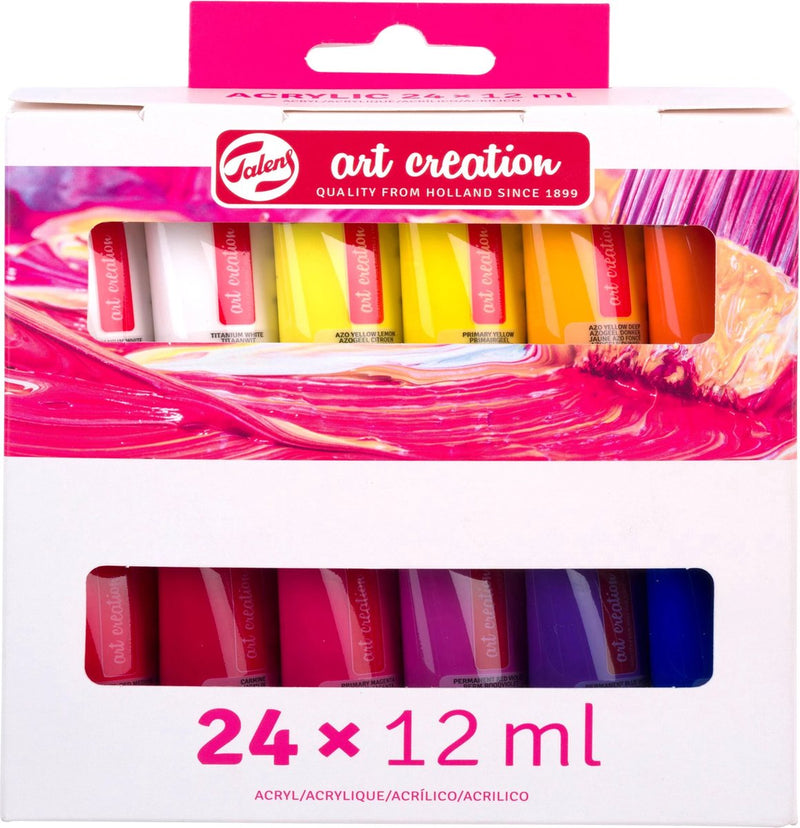 Afbeelding laden in galerijviewer, Talens art creation acrylverf set, 24x12ml
