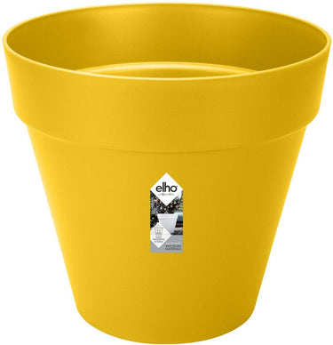 Elho loft urban rond 40 - bloempot voor buiten - ø 38.5 x h 35.3 cm - oker