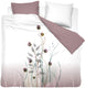 Cinderella dekbedovertrek meadow satijn - paars - 260x220