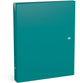 Qc colour ringband a4 - blauwgroen - 23 ringen