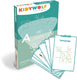 Kidywolf kidydraw mini refill – spelletjes educatie – 60 educatieve tekenkaarten met letters, cijfers en rekenspelletjes