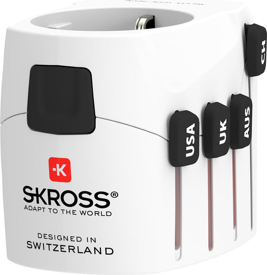 Skross wereld reis adapter pro geaard