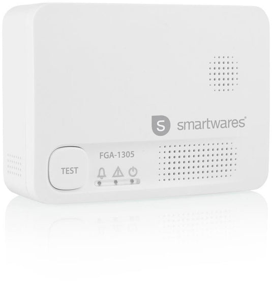 Smartwares fga-13051 - koolmonoxidemelder co melder - 85 db - 10 jaar sensor - bsi gecertificeerd