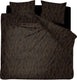 Damai bellezza - dekbedovertrek - satijn - 240x200 220 cm - zwart + 2 kussenslopen 60x70