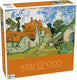 Tactic vincent van gogh: street in auvers-sur-oise – puzzel – 1000 stukjes – wereldberoemde postimpressionistische kunst – iconisch straattafereel – hoogwaardige scandinavische kwaliteit