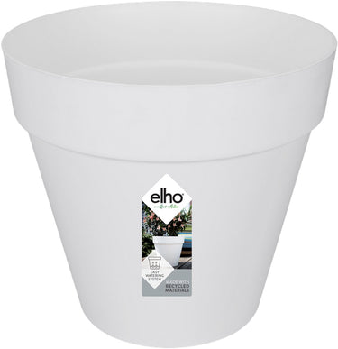 Elho loft urban rond 20 - bloempot voor buiten - ø 19.3 x h 17.5 cm - wit