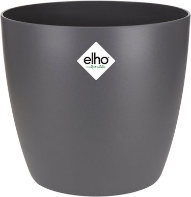 Elho brussels rond 30 - bloempot voor binnen - ø 29.5 x h 27.1 cm - antraciet