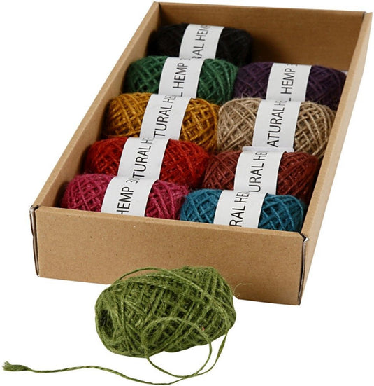 Creativ company https: www.cchobby.nl natuurlijk-hennep-dikte-1-2-mm-diverse-kleuren-10x30-m-1-doos