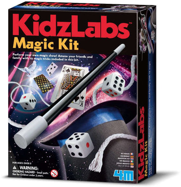 4m wetenschap en spel - goocheldoos voor kinderen - magie - 12 goocheltrucs - kidzlabs - 8 jaar