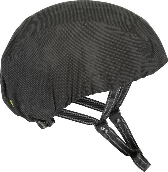 Agu commuter - regenhelmhoes - waterdicht winddicht - poray 10.000 - ademend - verstelbaar trekkoord - reflecterend - compact opvouwbaar - unisex - zwart