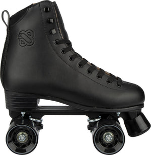 Nijdam rolschaatsen leer - ramblin' roller -zwart - maat 37