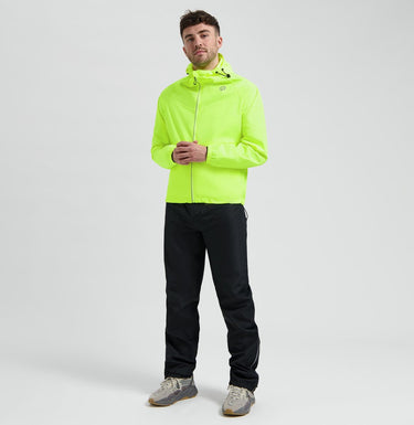 Rogelli commuter core regenpak unisex - waterdicht - fluorgeel - m