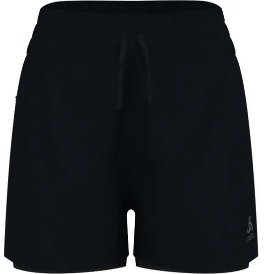 Odlo zeroweight 3 inch 2-in-1 hardloopshort 2.0 - vrouwen - zwart - m