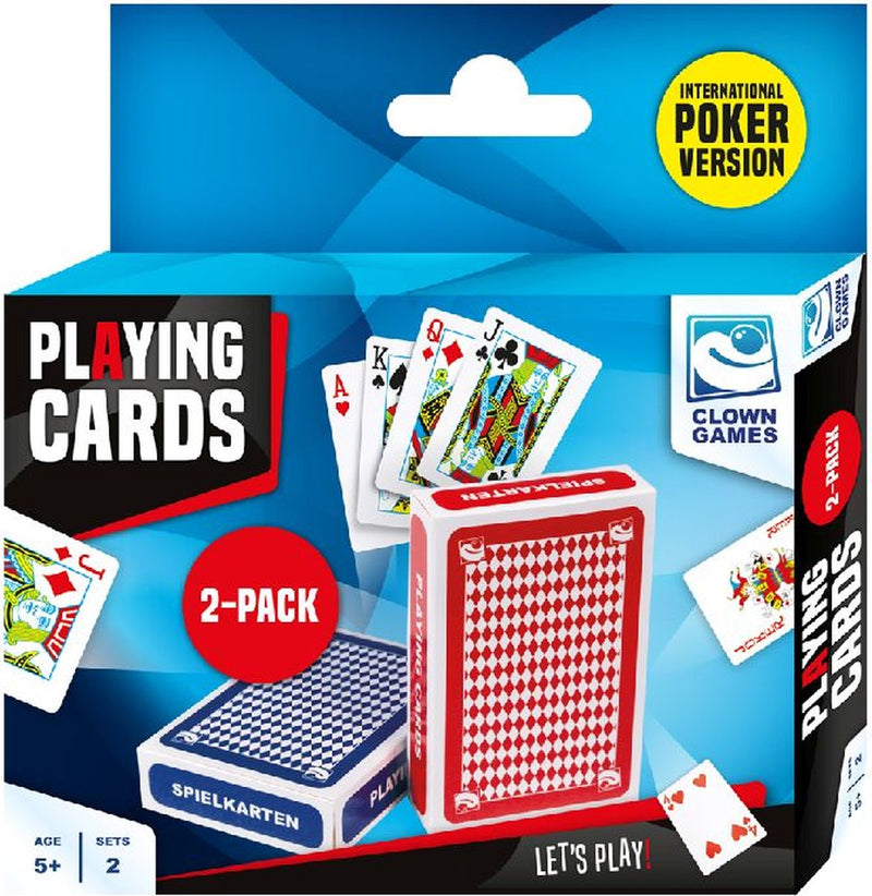 Afbeelding laden in galerijviewer, Clown games speelkaarten internationale poker versie 2 sets
