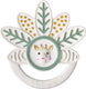 Sophie de giraf blad bijtring - 5-senses collectie - 100% natuurlijk rubber - bijtspeelgoed baby - vanaf 0 maanden - 10x10x1 cm - ok-biobased - in witte geschenkdoos