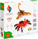 Alexander toys alexander speelgoed origami 3d spin en schorpioen - 302st