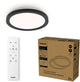 Philips led philips all-in-one plafondlamp - 2-pack - met afstandsbediening - 24w - led-verlichting - warm- tot koelwit licht; 2700k tot 6500k - 30 cm - zwart - rond