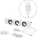 Speedcomfort radiator ventilator mono set geschikt voor standaard, smalle en enkelplaats radiatoren en convectoren