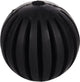 Flamingo hondenspeelgoed – gladiator bal zwart ø7,5cm – stuiterende speelbal van sterk rubber – apporteer- en kauwspeeltje voor honden