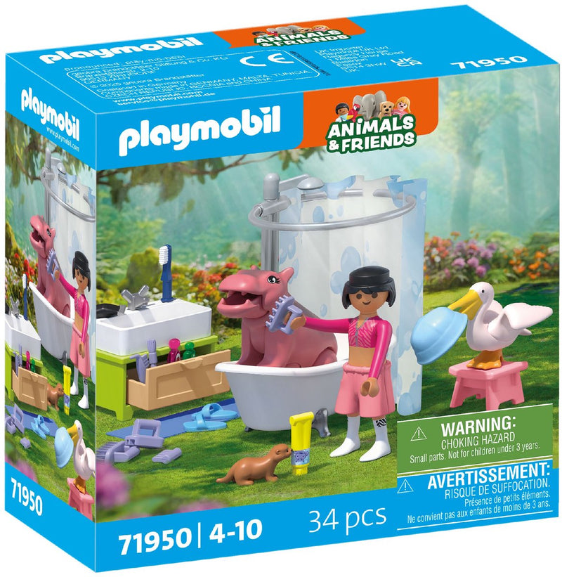 Afbeelding laden in galerijviewer, Playmobil animals friends dierenbadplezier - 71950
