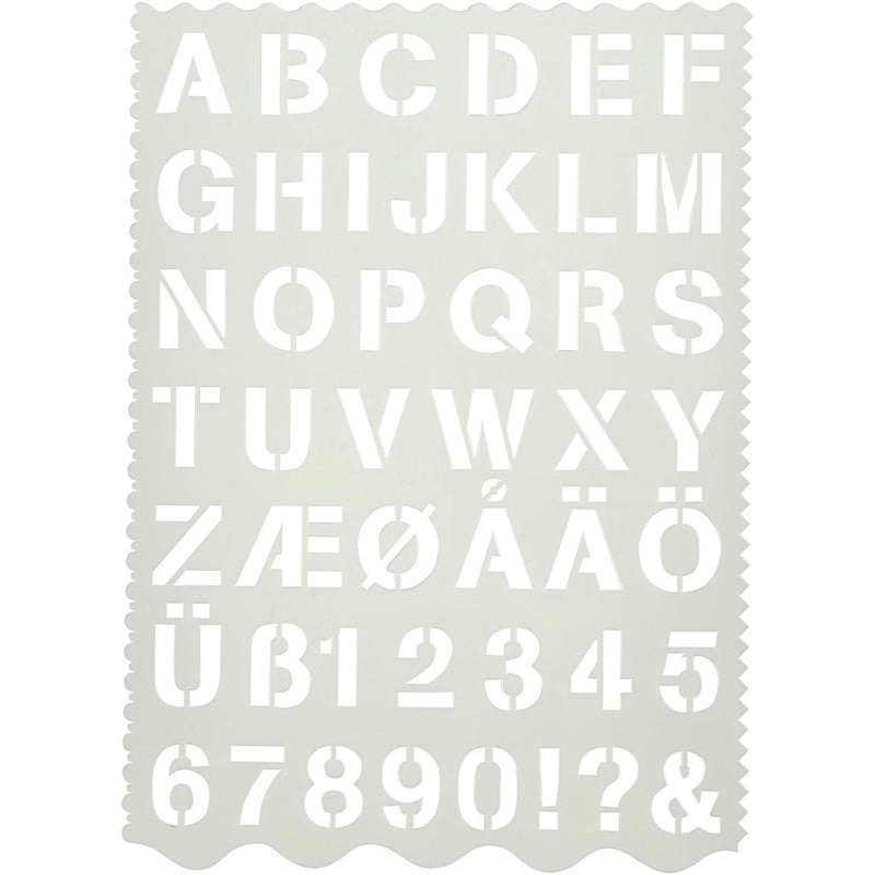 Afbeelding laden in galerijviewer, Https: www.cchobby.nl sjabloon-letters-en-cijfers-h-25-mm-vel-21x29-cm-1-stuk
