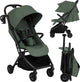 Lionelo sia buggy - ultralichte wandelwagen 5,9 kg – ultracompact 18x51x49 cm – eénhandbediening – click ride rem – ingrip harnassysteem – dri-seat – inclusief muskietennet draagriem