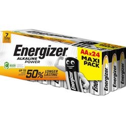 Batterijen energizer alkaline power lr6 aa 24 stuks
