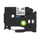 Labeltape rillstab tze241 zwart, wit
