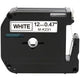 Labeltape rillstab omk231 zwart, wit