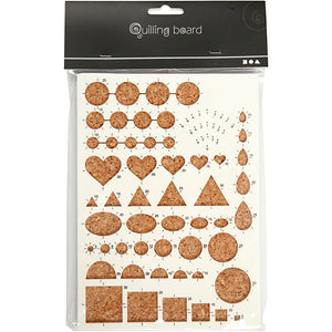 Creotime quilling bord, afm 21x15 cm, 1 stuk