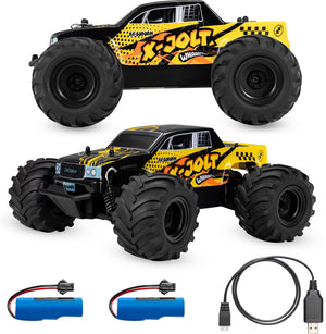 Overmax x-jolt rc auto – 20 km u – achterwielaandrijving, 2 accu’s tot 30 min rijtijd, vering, stootbumper, offroad banden, plooibare snelheidsregeling, ergonomische afstandsbediening – racewagen voor kinderen volwassenen - bestuurbare auto