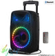 Partyfunlights bluetooth karaoke party speaker - party verlichting - microfoon - afstandsbediening