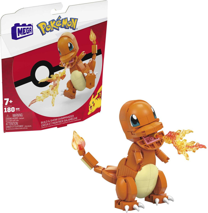 Afbeelding laden in galerijviewer, Mega construx pokémon bouwset - charmander - 180dlg.
