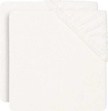 Jollein - aankleedkussenhoes badstof 50x70cm - zachte hoes baby aankleedkussen - ivory - 2 stuks