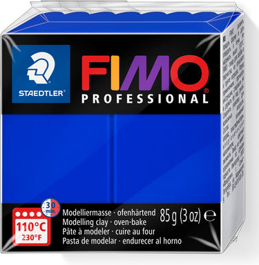Fimo professional ovenhardende, professionele boetseerklei blok 85 g - ultramarine