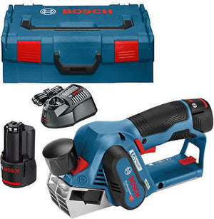Bosch professional - accu schaafmachine gho 12v-20 2x 3,0 ah + lader gal 1230 cv