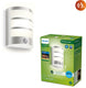 Philips led philips python wandlamp - ultra efficient - rvs - met sensor - 3,8w