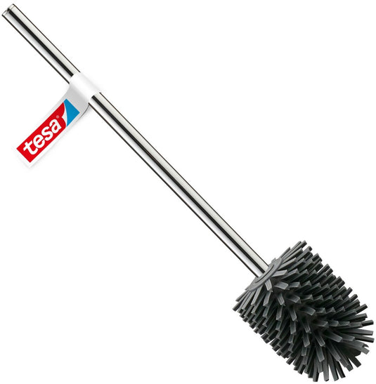 Tesa siliconen toiletborstel hygiënische vervangende borstel – donkergrijs 37,4x7,1x7,4cm