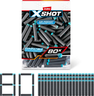 Xshot x-shot air pocket technology darts - 80 pijltjes - speelgoedblaster