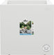 Elho vivo next vierkant 40 - plantenbak voor binnen buiten - 100% gerecycled plastic - l 39.0 x h 37.9 cm - wit