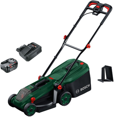 Bosch rotak 18v-34 - inclusief 1 18v 4.0 ah accu en al18v-44 lader - mulchplug