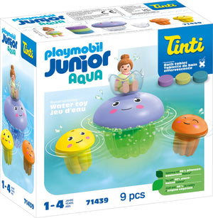 Playmobil junior tinti kleurrijke kwallenfamilie - 71439