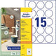 Labels avery 6225-10 120 labels ø51 mm