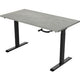 Zit-sta-bureau euroseats crank burslibl140oxy grijs, zwart beton metaal