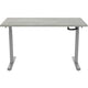 Zit-sta-bureau euroseats crank bursligr120oxy grijs beton metaal