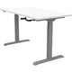 Zit-sta-bureau euroseats crank bursligr160wit grijs, wit metaal
