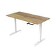 Zit-sta-bureau euroseats crank bursliwh180log bruin, wit eiken metaal