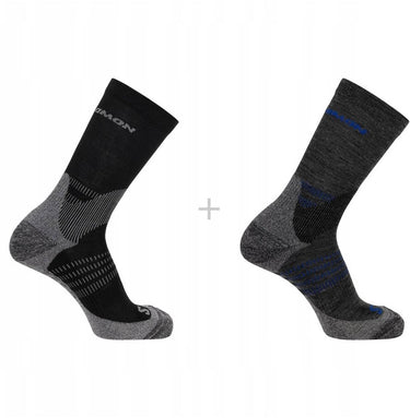 Salomon x ultra access crew sokken - merino wol - 2 paar - maat 42-44