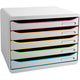 Ladekastje exacompta 308913d black office wit